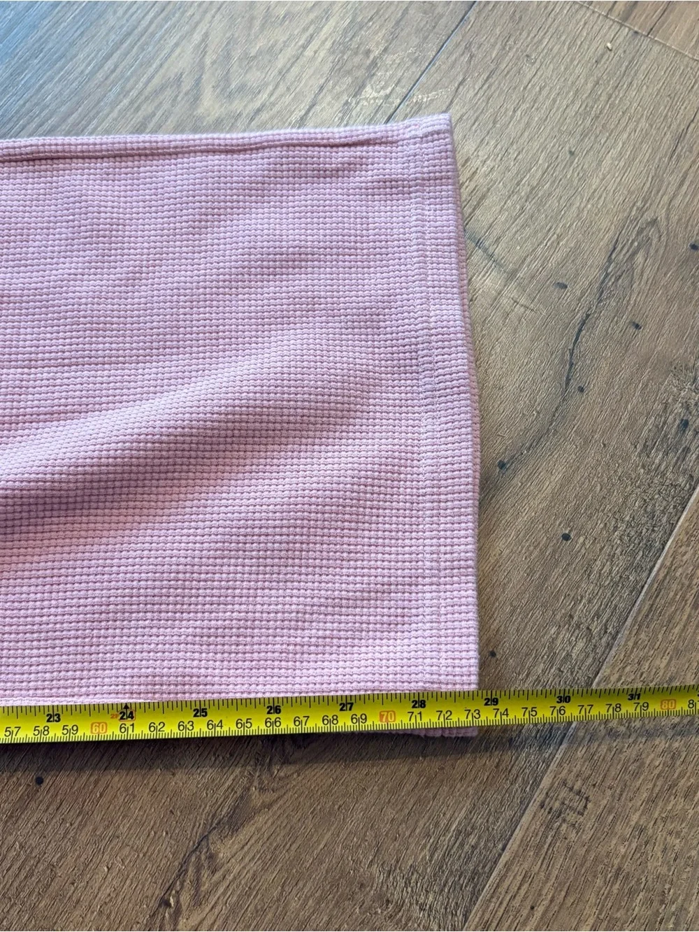 Comfrt Waffle Knit Pink Pants